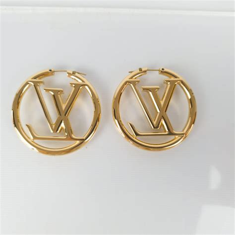 louis vuitton earrings hoops price|Louis Vuitton nautical hoop earrings.